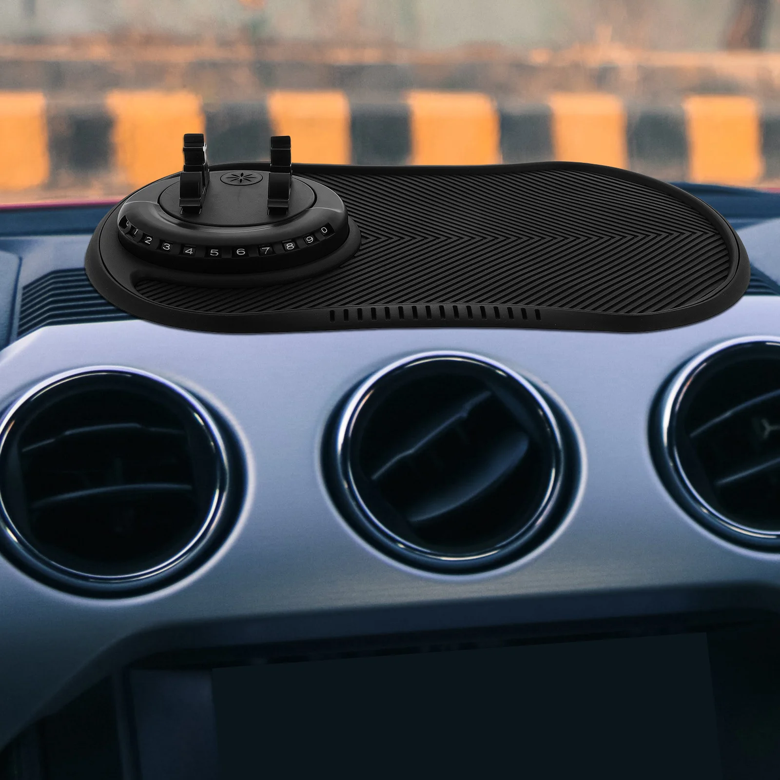 

Car Mat Anti-Slip Pvc Organizer Universal Dashboard Storage Pad For Phone Keys Coins Adjustable Dashboard Accessories