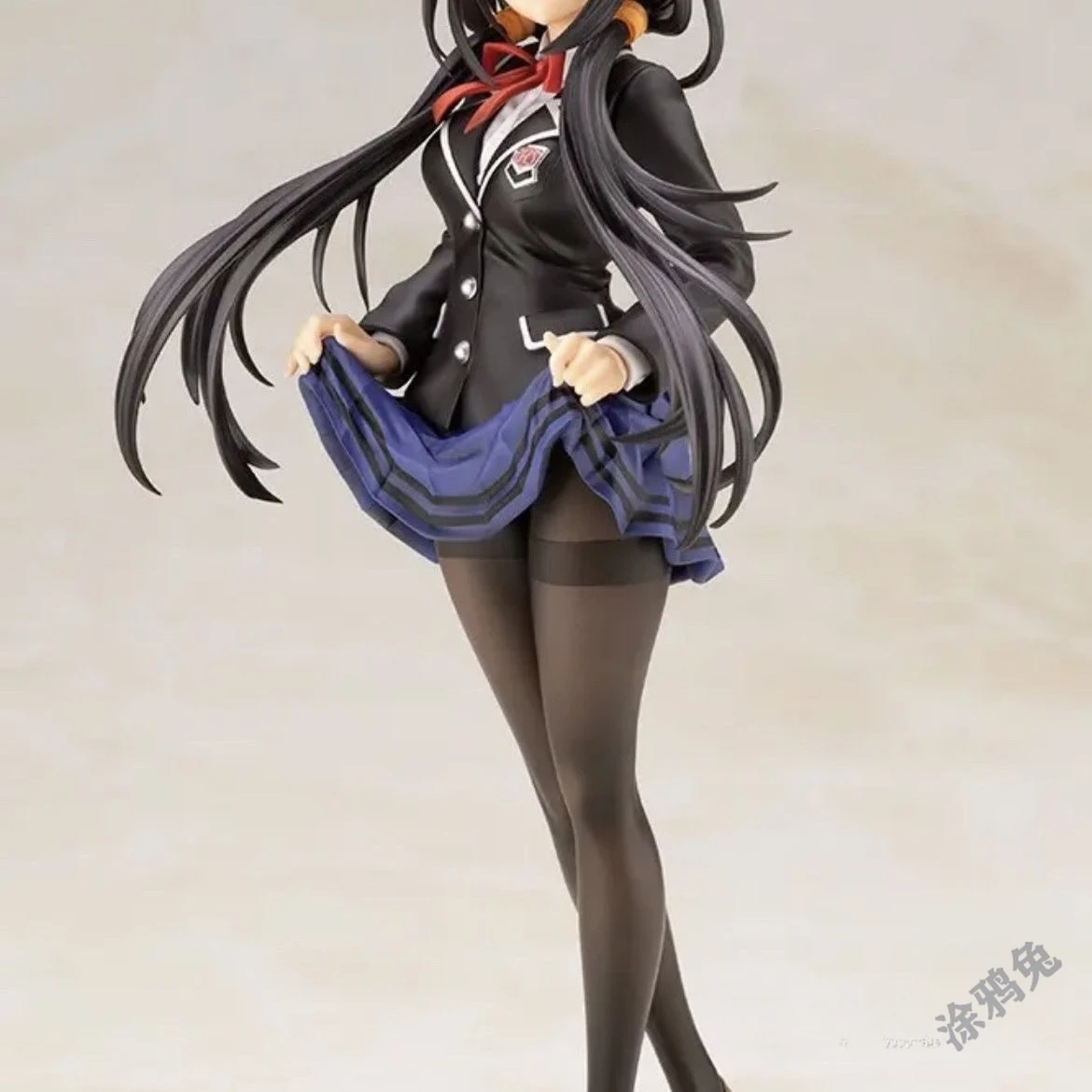 22.5cm Anime Tokisaki Kurumi Figures GK DATE A LIVE Figure Nightmare Kurumi Figurine School Uniform Model PVC Collection Toys