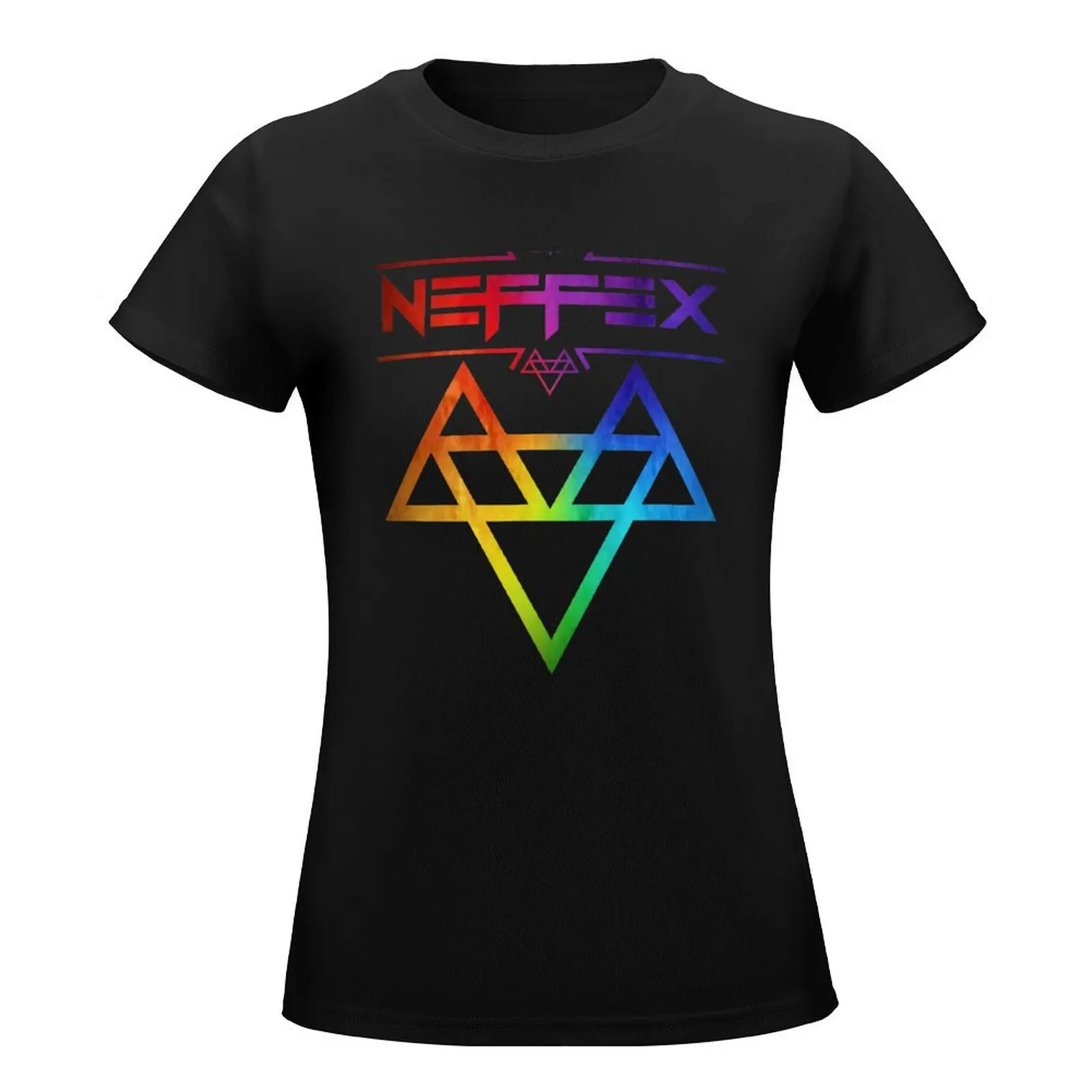 neffex-rainbow T-Shirt Blouse cute tops summer blouses woman 2024