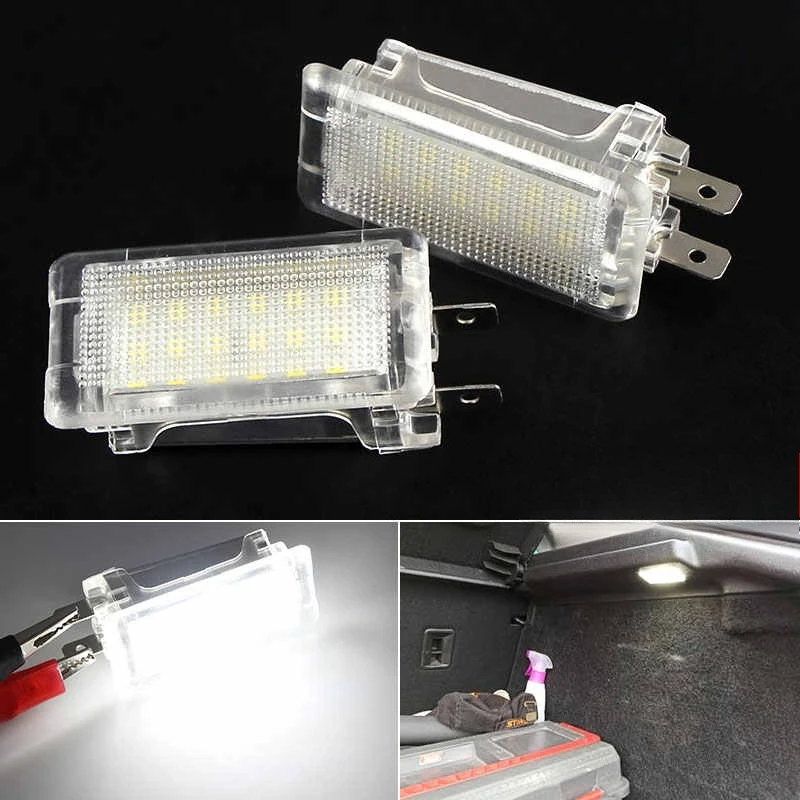 

2X светодиодный внутренний светильник багажника для Opel Astra E F G H Agila Omega Corsa C Vectra Insignia, трансформируемая лампа для перчаточного ящика