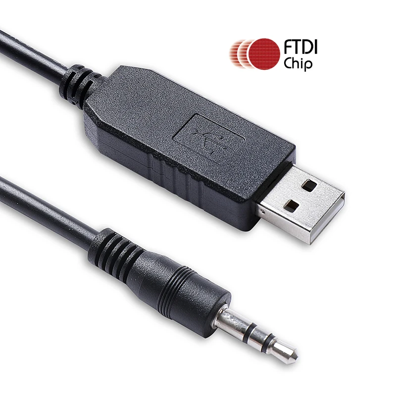 FTDI FT231XS USB RS232 Serial to 3.5mm Stereo Plug Cable for Sony Bravia BZ/BU Series Displays Serial RS232 Communication