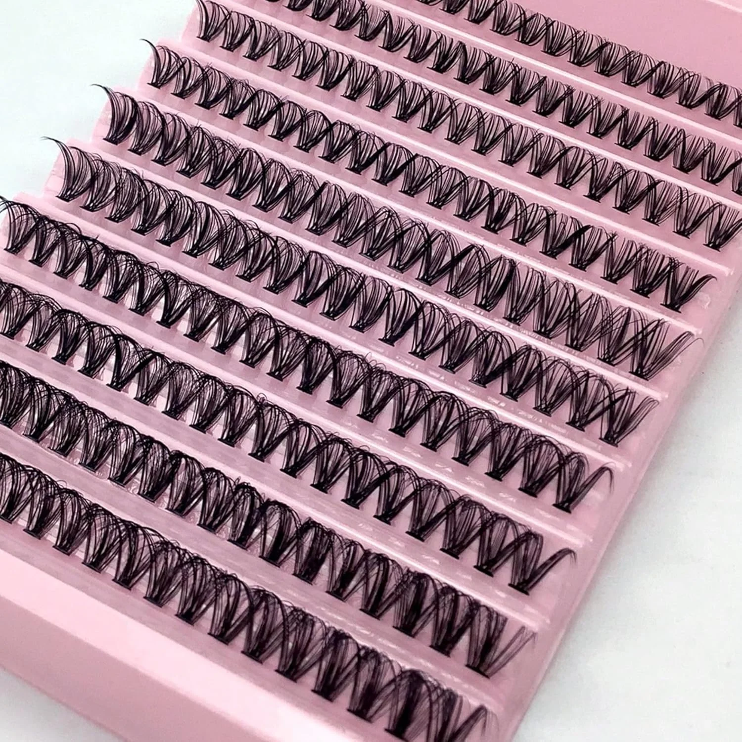 인기 판매 중! 유럽 및 미국 스타일 초고밀도 200 클러스터 인조 속눈썹 - 자연스럽고 편안한 착용을 위한 재입고