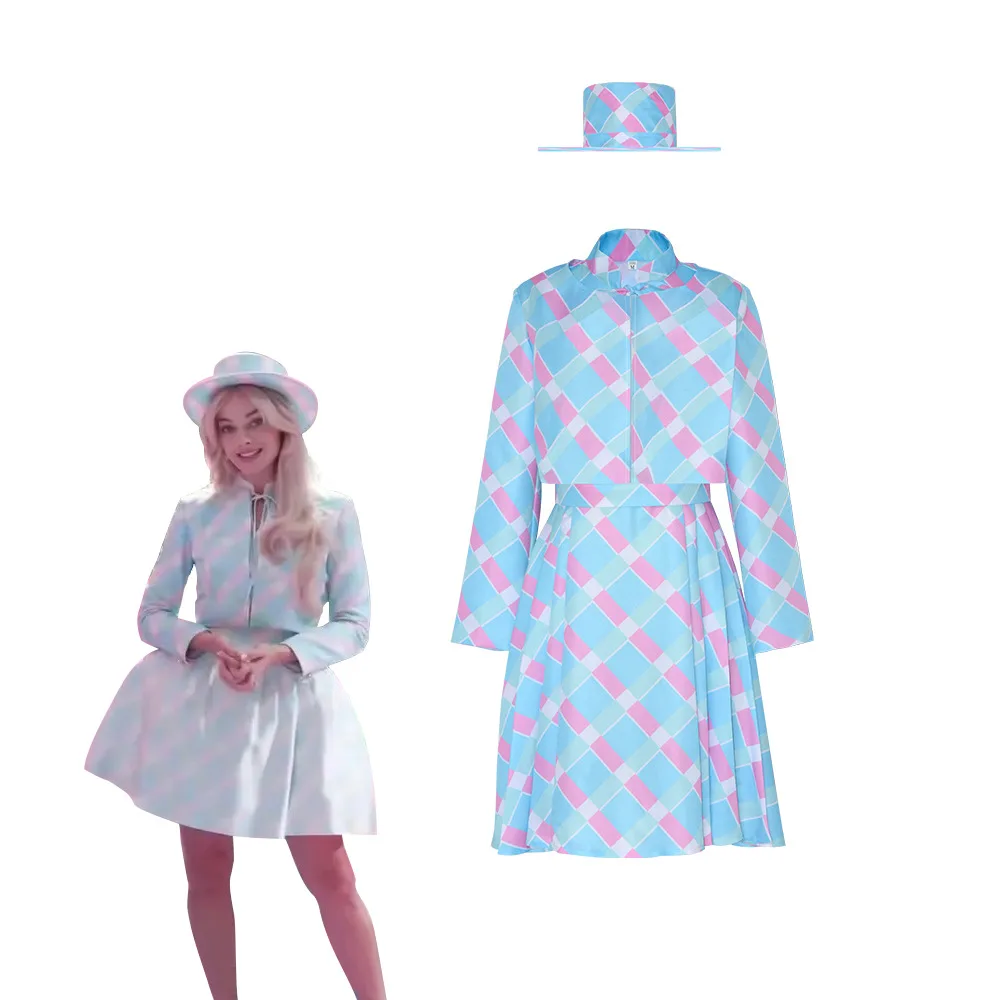 新しいブルーコスチュームセット ドクター・ローリーン パフォーマンスコスチューム 実物版 ブルー衣装 ステージパフォーマンスガウン