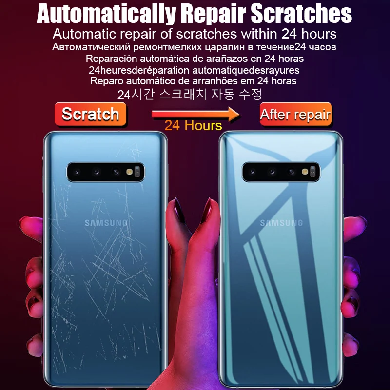 3PCS Back Hydrogel Film For Samsung Galaxy S23 S22 S21 S20 Ultra Plus FE Full Cover Screen Protector Note20 10 S10 S9 E Lite 5G