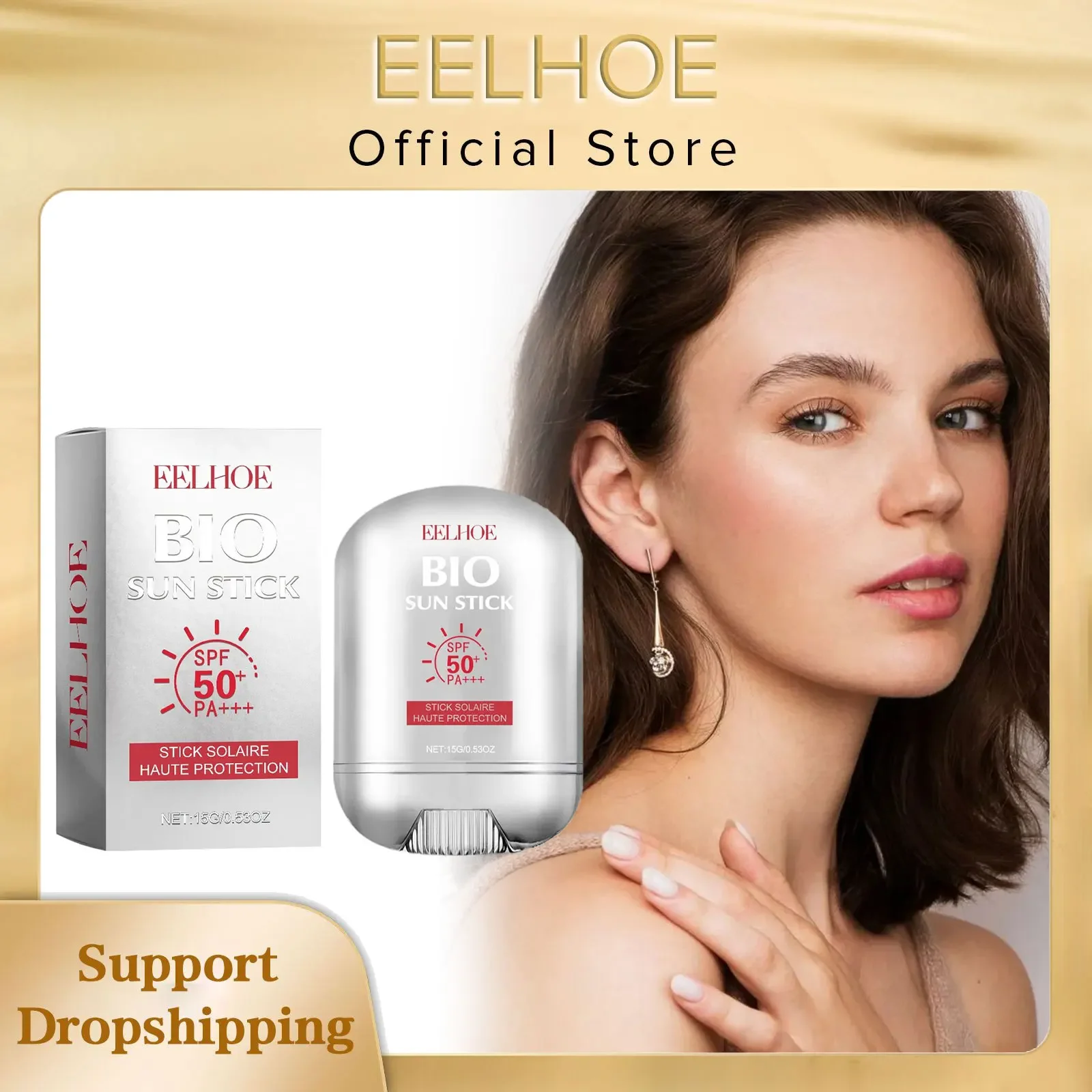 EELHOE Sunblock Spf 50 for Face Skin Care Moisturizing Face Oil Control Uv Solar Protection for Skin Refreshing Anti-Sun Cream