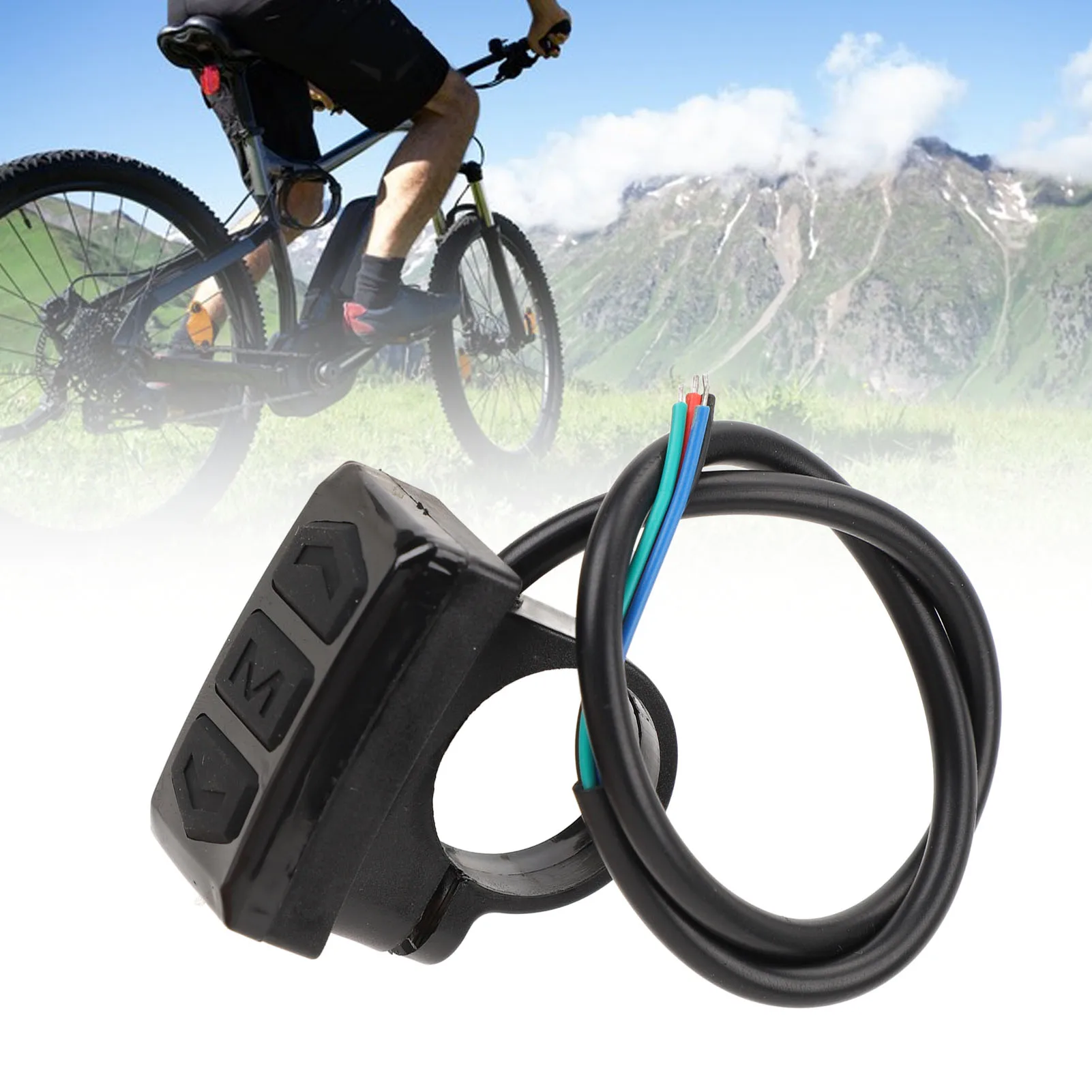 Handlebar LCD Display Control Electric Bike Display Anti Slip Sensitive Response for Motorized