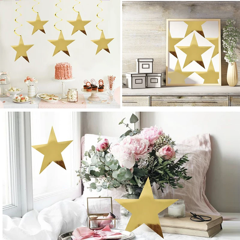 Decoupage a forma di stella Glitter Decoupage a forma di stella Vibrant Glitter Star cuts aula Versatile per il Bulletin