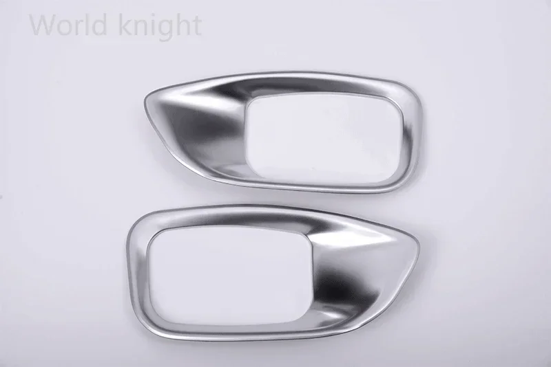 for Jaguar XE/F-pace/XFL/XF X761 2016-2017 ABS Chrome Car Seat Side Adjustment Button Decoration Frame Cover Trim 2pcs