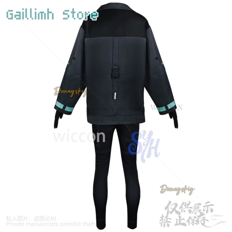 أنيمي Synduality تأثيري نوير زي الشرير معطف أسود السراويل Y2K الفتيات موضة هالوين عيد الميلاد كرنفال حفلة كوس مخصصة #3