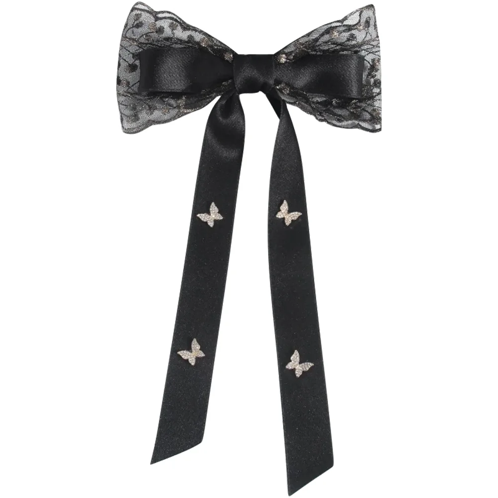 

Vintage Hairpin Bow Women Girls Fabric Clip Bows Hair Bows For Girls Accessories Barrettes Hairstyle Party Travel
