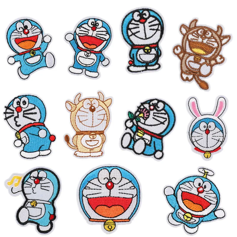 Cartoon 10 style kawaii patch Cloth Iron On Stickers Embroidered Patches Sewing Accessories DIY Sewing Decoration