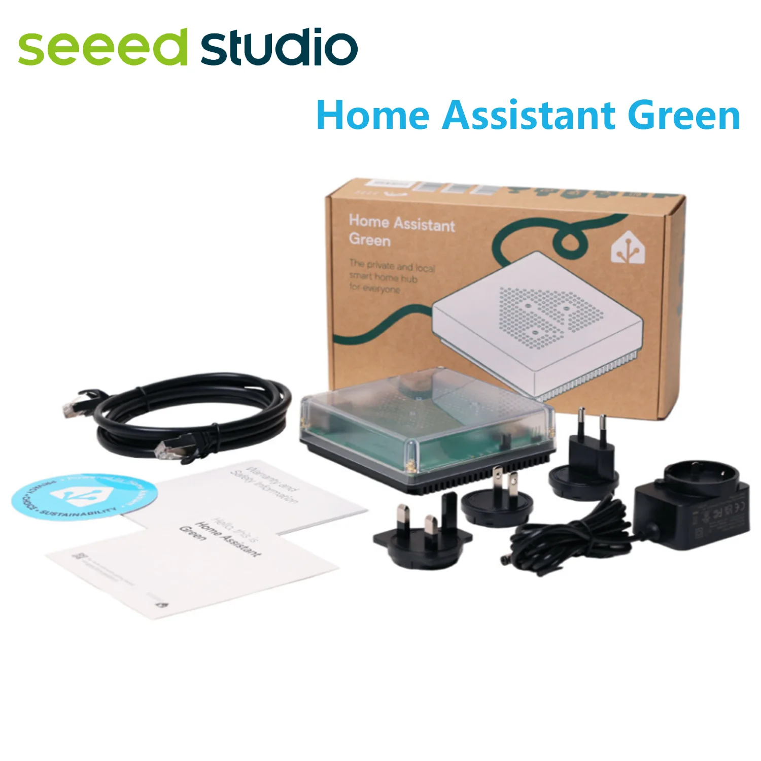 Home Assistant Green Smart Homekit 4GB RAM 32GB eMMC Quad-core Cortex-A55 CPU up to 1.8GHz Processor With Gigabit Ethernet