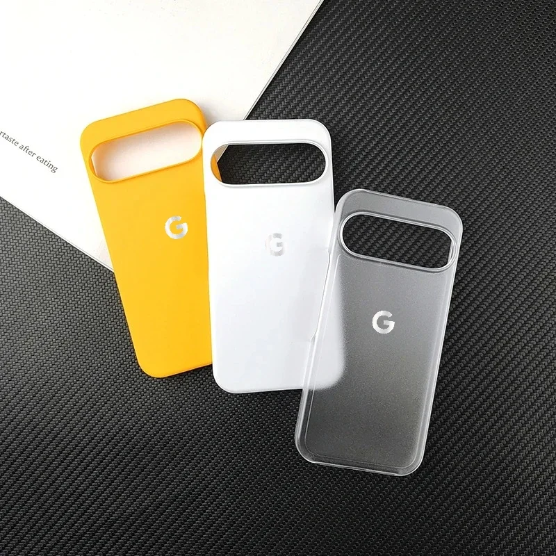 Einfache, mattierte Hautgefühls-Handyhülle für Google Pixel 10, 9, Pro, XL, 8, 7, 6, A/Pro, PC, schlanke, sturzsichere Vollpackungs-Schutzhülle – Detail 1