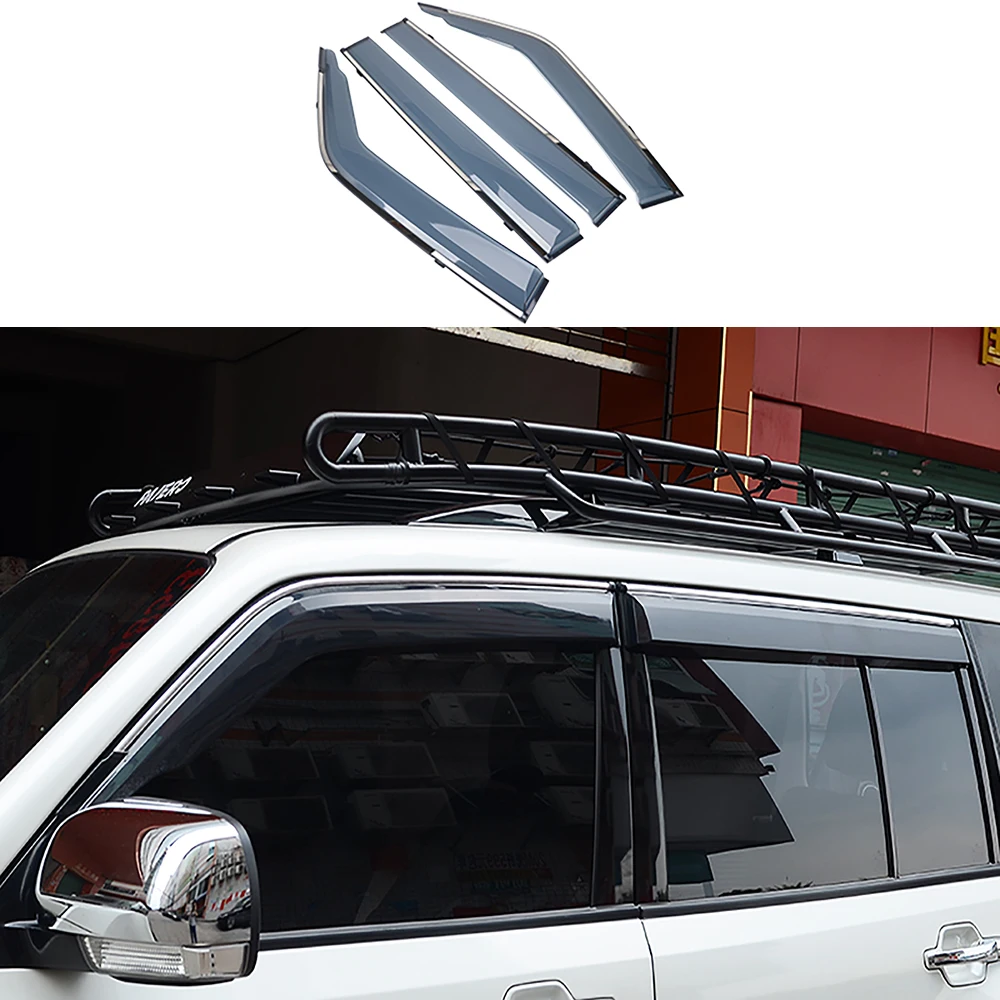 

Дождезащитные окна, дождевые брови, защита от солнца, подходят для Mitsubishi Pajero V97 V95 V93 V73 V77, внешний модифицированный аксессуар