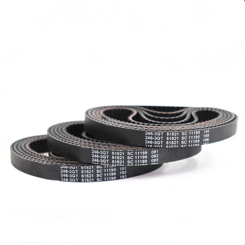 Rubber Synchronous Belt for 3D Printer Tools Bike Transmission Machine Tool Timing Belts 651-3GT 654-3GT 666-3GT 672-3GT 675-3GT