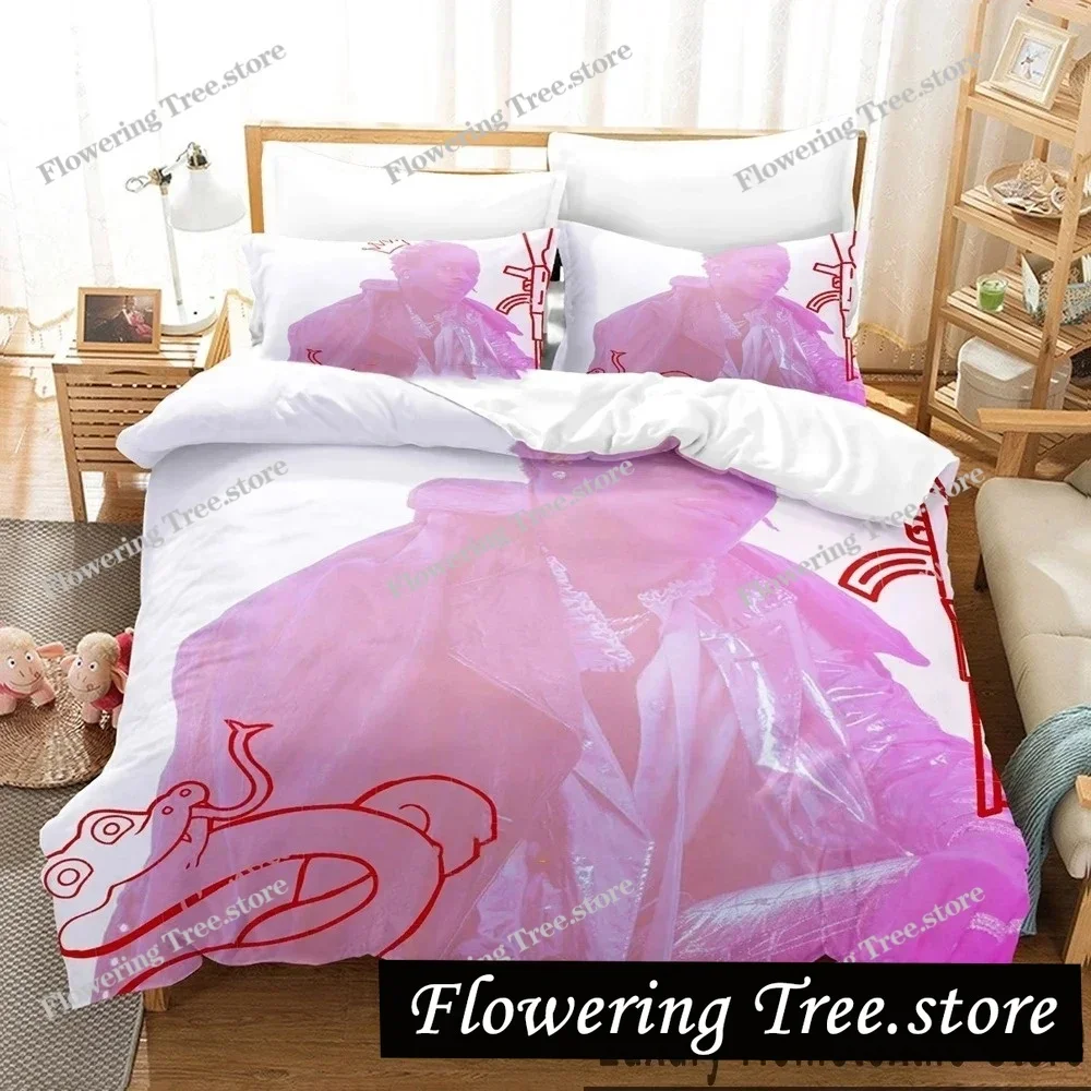 3D Print Young Thug Rapper Bedding Set Boys Girls Twin Queen King Size Duvet Cover Pillowcase Bed boys Adult Home Textileextile