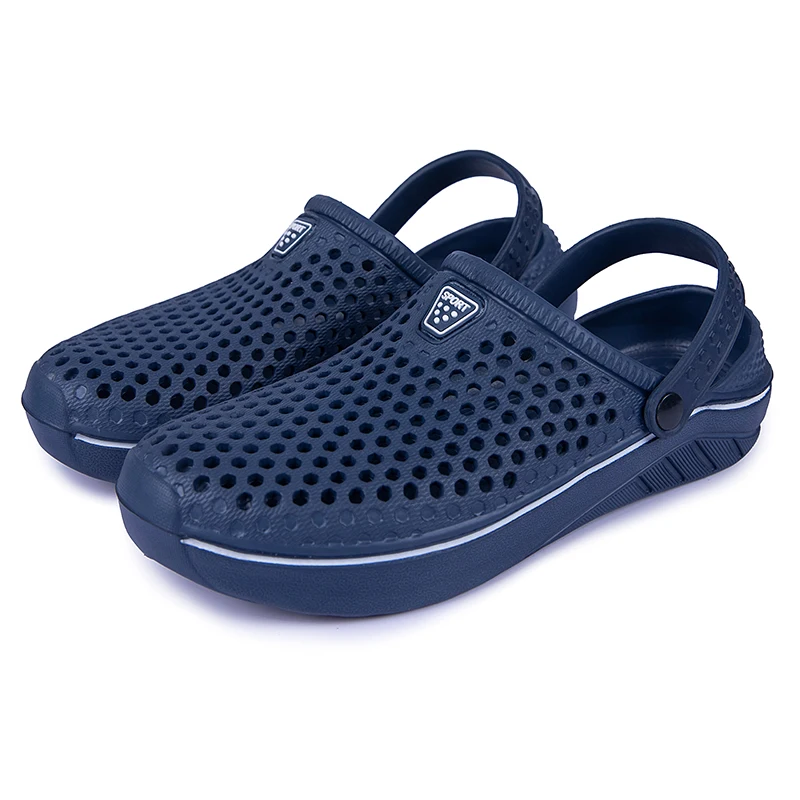 Comfortable Men Pool Sandals Summer Outdoor Beach Shoes Men Slip on Garden Clogs Casual Water Shower Slippers Men Zapatos