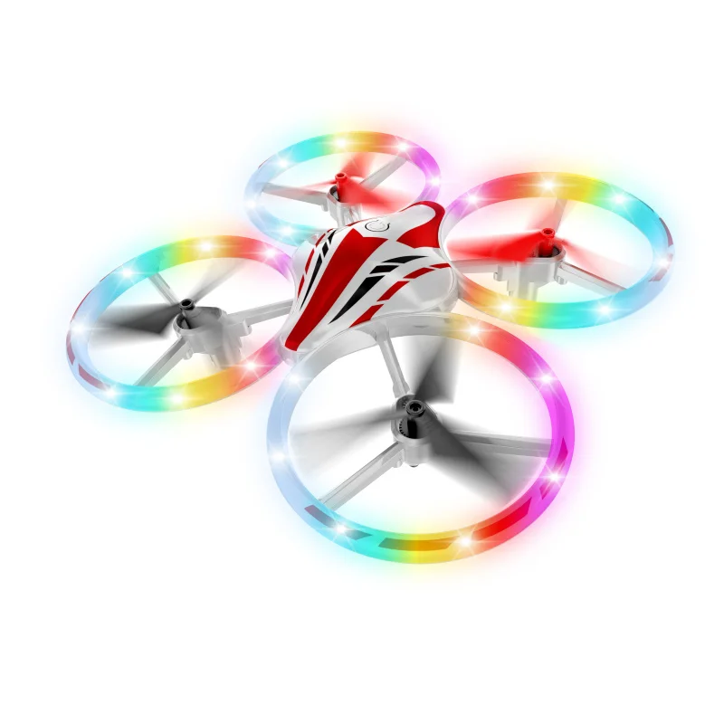 T20 red Glow Stunt Drone 3D Flip Headless Mode Altitude Hold LED Lights One - Key Return