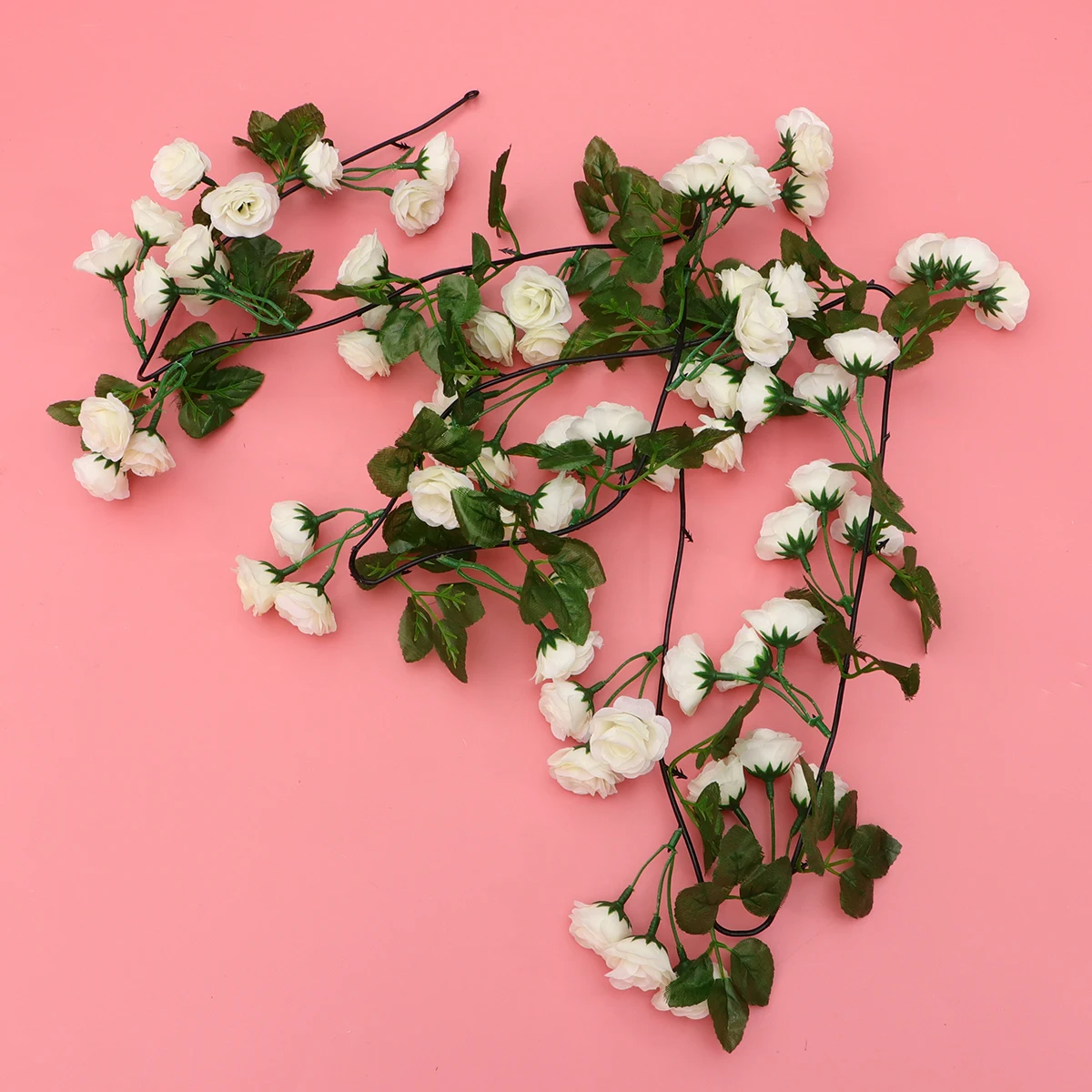 

1Pcs Simulated Rose Vine Artificial Plant 1.8m Fake Rose Vine for Home Room Party Decoration Lifelike Fake Flowers