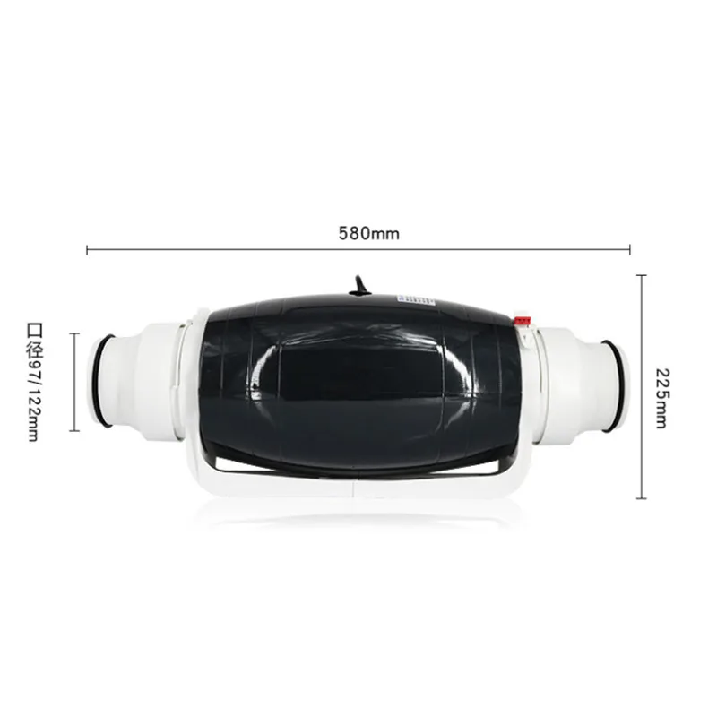 Ventola per condotto circolare a basso rumore per scarico ventola di scarico di grande Volume d'aria