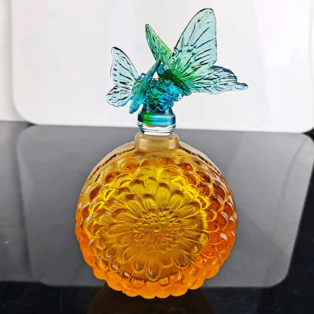 Botella esencial de Perfume de cristal de aromaterapia de alta calidad, juego de regalo nórdico Vintage, contenedor de aceite de fragancia de oliva, decoración del hogar