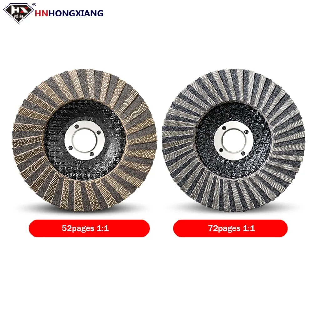 

4 inch 100mm Electroplated Diamond Hybrid Flap Grinding Disc for Quartz Cement Engineered Stone Glass Edge Polishing