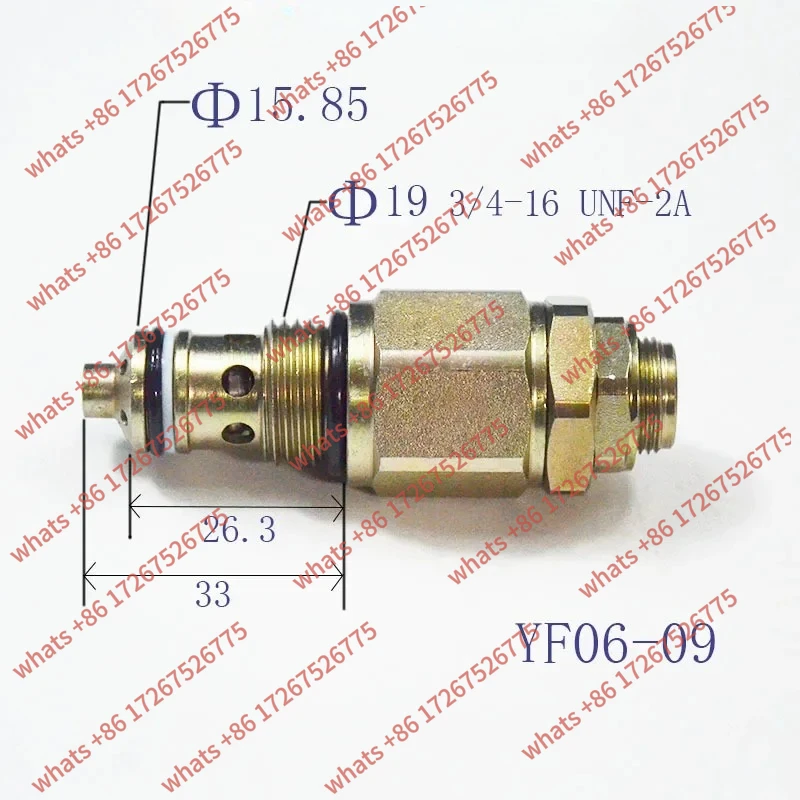 

Threaded YF06-09 Direct-acting Relief Valve Hydraulic Valve