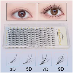 Lashprofessor Pointy Base 3D/5D/7D/9D Russia Volume Eyelashes Extension Individual Pre Made Ready Fan Lashes Faux Mink Cilios