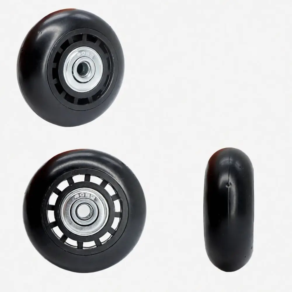 Replacement Casters For Luggage Suitcase Repair Parts Universal Silent Spinner Wheels Rubber Rolling For Travel Bags
