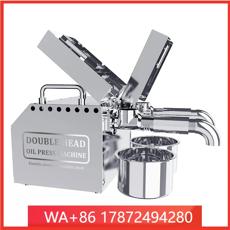 High Quality Stainls Steel Home Two Carton White Provided Same Peanut Sunf Walnut Screw Oil Prs hine