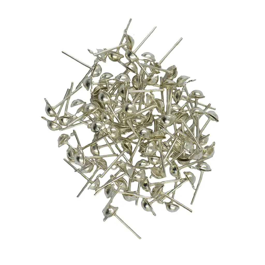 Ear Stud Pins with Loop Environmental Iron Earring Findings Jewelry Hardware for Home Craft Projects
