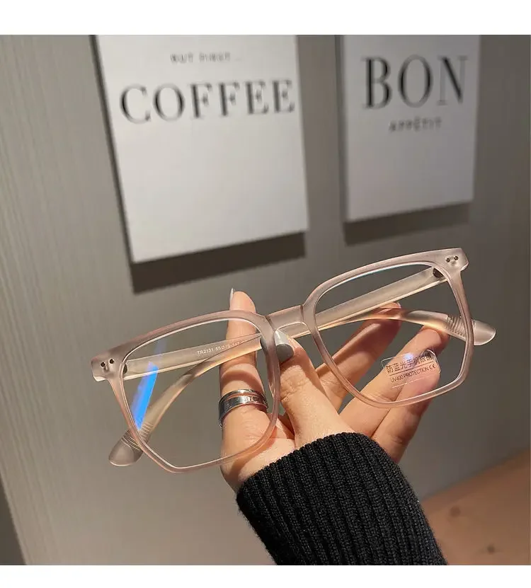 Runde Brillen transparente Computer brille Rahmen Frauen Männer Anti Blaulicht blockierende Brille optische Brille Brille – Detail 7