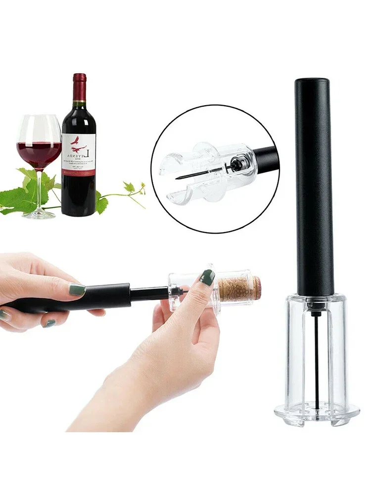 1 Pc High Quality Bottle Opener Tool Red Popper Wine Pump Pressure Remover Corkscrew Air Cork Out Kitchen Accessories Kit