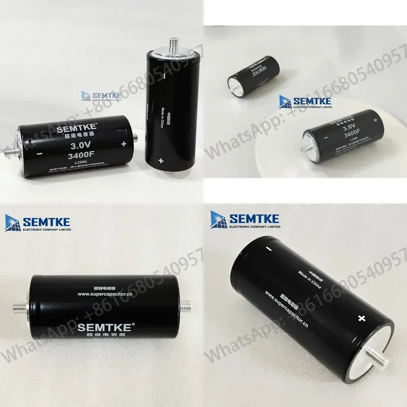 Super Capacitors 3V 3400F 2.85V 3400f Ultracapacitor Charger Capacitor Low ESR SuperCapacitor