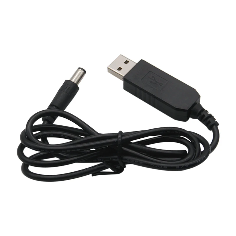 USB Power Boost Line DC 5V to DC 9V / 12V Step UP Module USB Converter Adapter Cable 2.1X5.5MM Plug