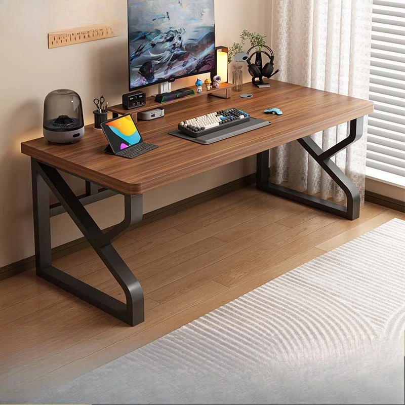 

Computer desk bedroom solid wood game e-sports table long workbench study desk