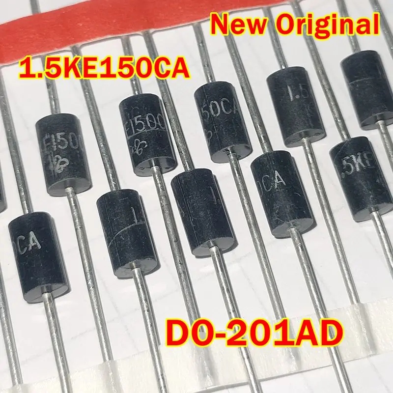 

5pcs to 100pcs 1.5KE150CA New Original DO-201AD 1500 Watt Mosorb Zener Transient Voltage Suppressors