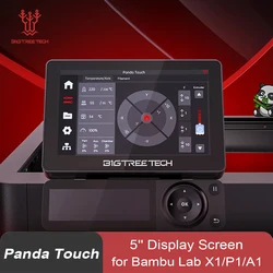 BIGTREETECH Panda Touch Screen 5 Inch Display Custom UX&UI Multi-Printer Wireless Control 3D Printer for Bambu Lab X1 P1 P2S