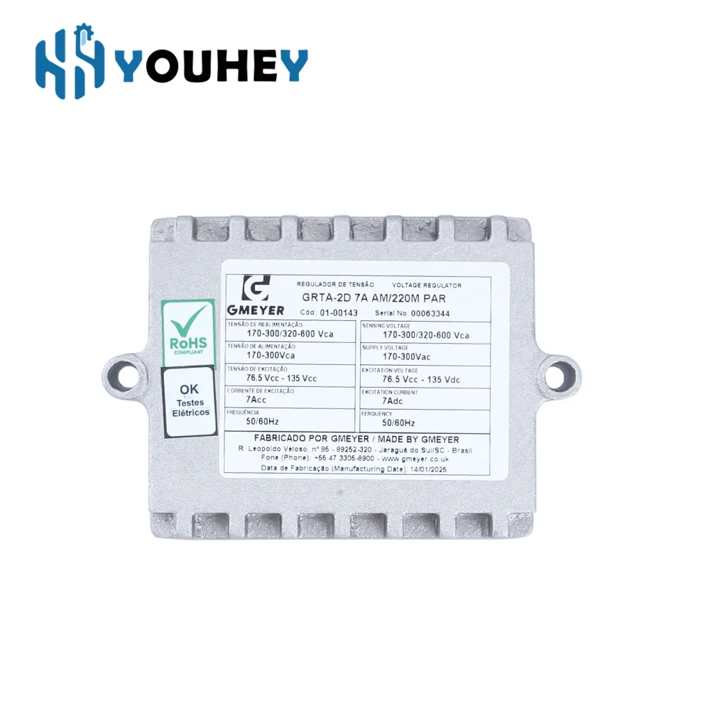 GRTA-2D 7A AM/220M PAR AVR GMEYER Original Voltage Regulator  Developed To Meet a Wide Range of Synchronous Generators GRTA 2D