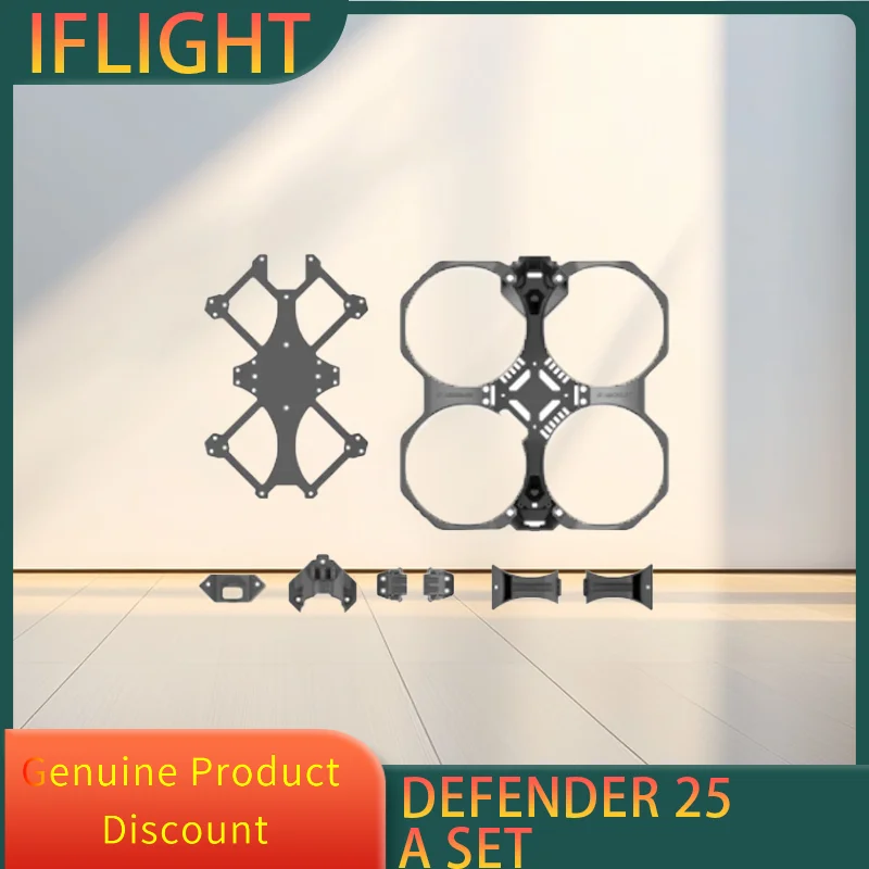 

iFlight Defender 25 FPV Frame Replacement Parts for duct/top plate/Canopy/Landing Skids/Battery Holders/Battery Connector Holder