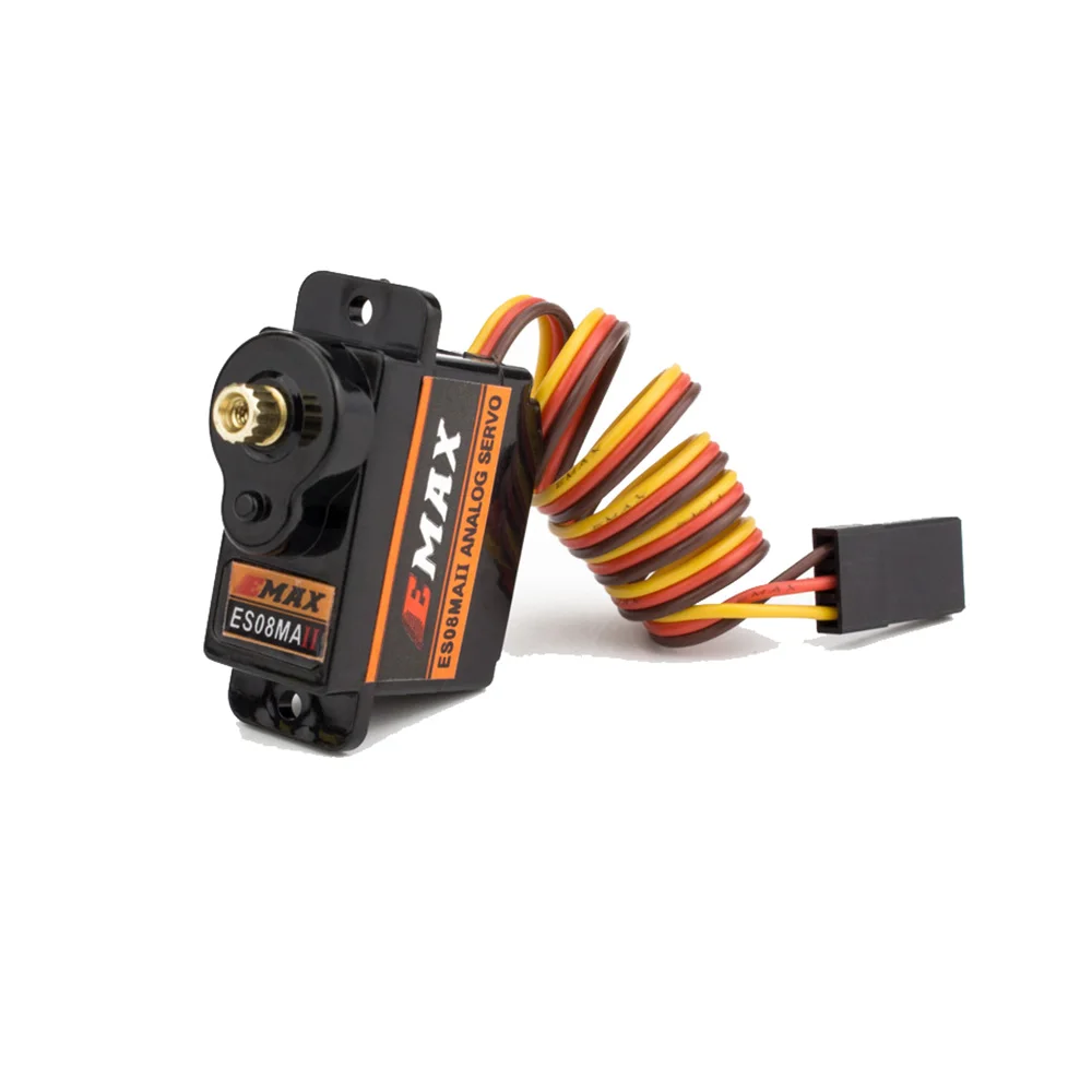 EMAX ES08MA ES08MAII 12g Mini Metal Gear Servo analogico per Rc Hobby Auto Barca Elicottero Aereo Rc Robot