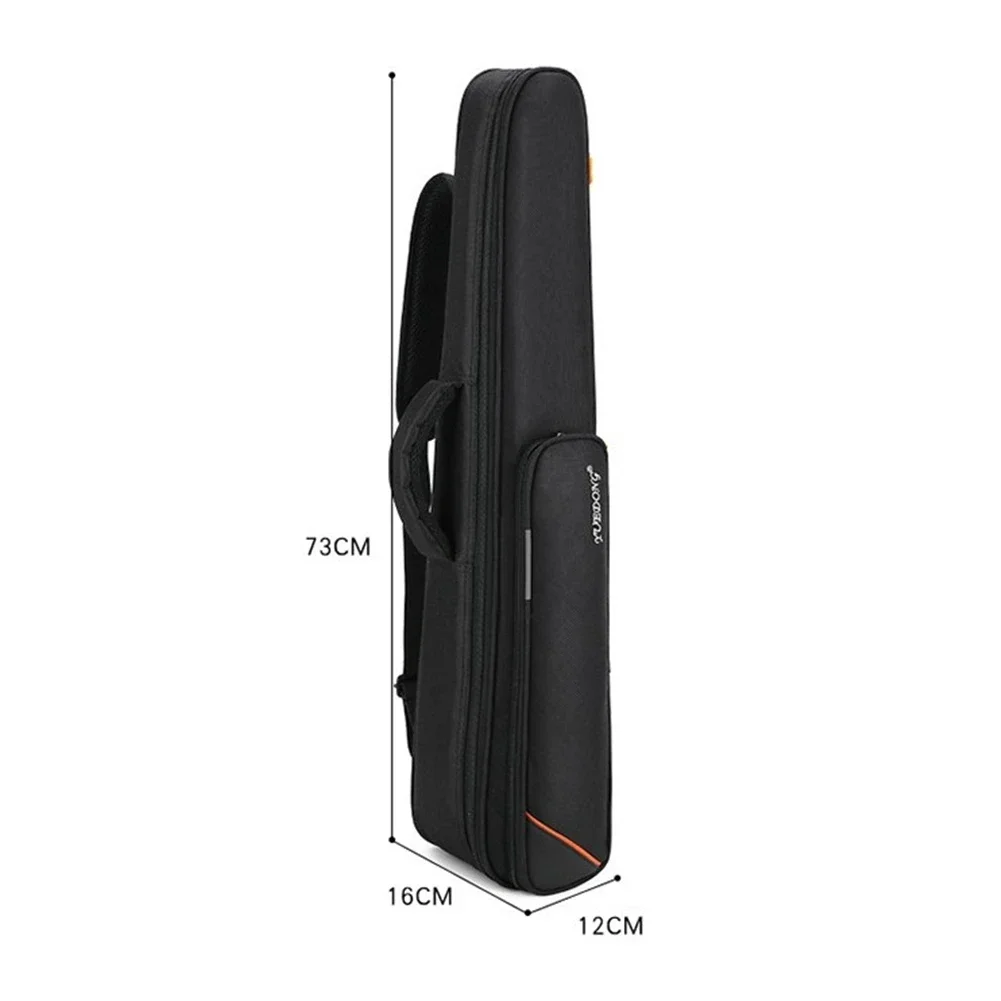 

Sleek Sax Bag Case For Mini Sax Clarinet Digital Electronic Wind Instrument Compact Design Black Color Thickened Compartment