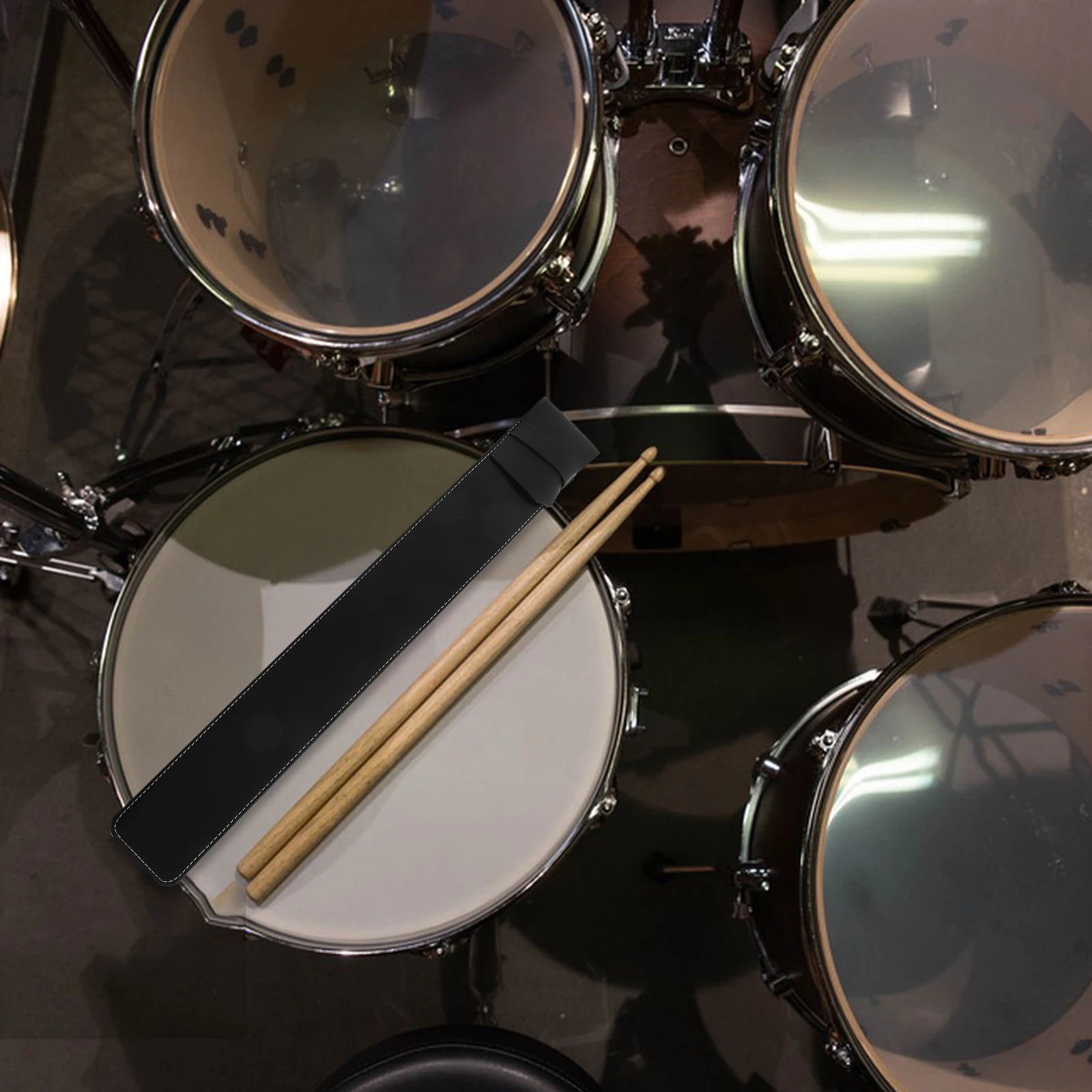 

3pcs Drumstick Storage Bags Portable PU Dual stick Holder Kids Toddler Wall Mount Case Bag Percussion Pouch