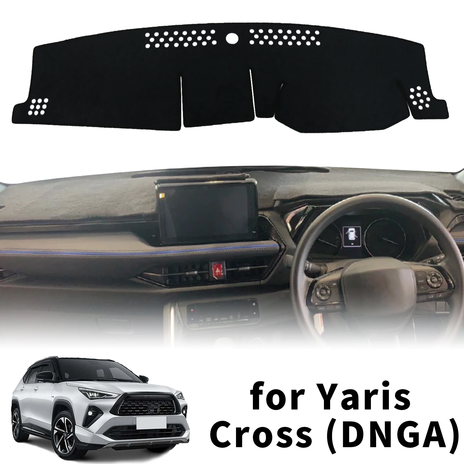

for Yaris Cross DNGA (Not Fit for TNGA-GA-B) Custom Fit Car Dashboard Cover Sunshade Dash Mat Anti‑Slip Dashmat Protector Pad