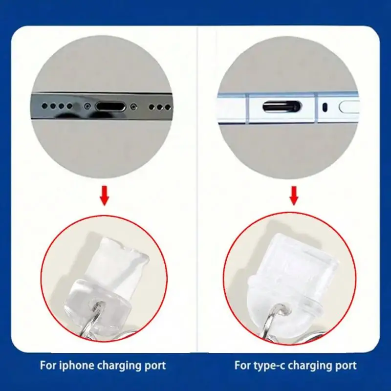 사쿠라 꽃 전화 먼지 플러그 액세서리 장식 Type-C 충전 포트 용 iPhone 용 펜던트 매달려