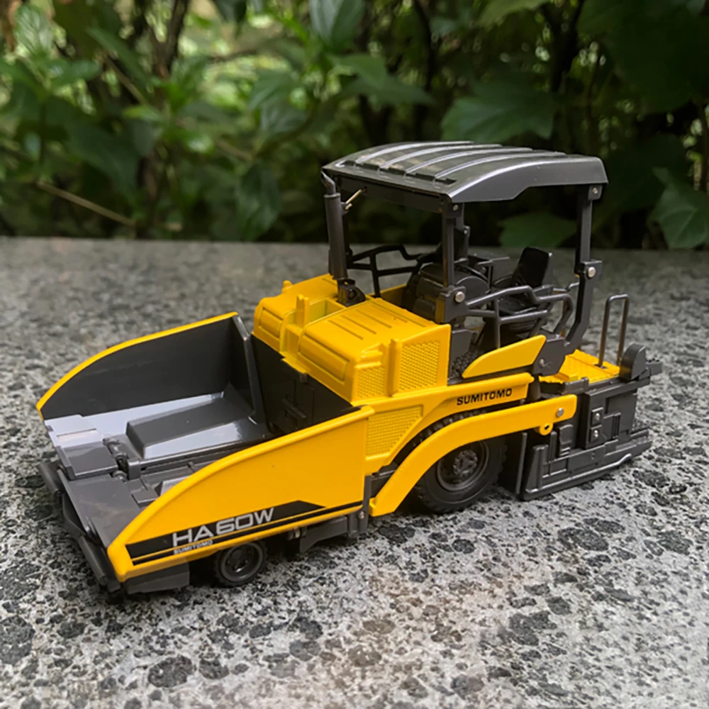 Точечный товар, Инженерная модель автомобиля из сплава для мощения, масштаб 1:50, асфальтоукладчик Ha60w коллекция хобби, праздничный подарок, игрушка, металлический дисплей