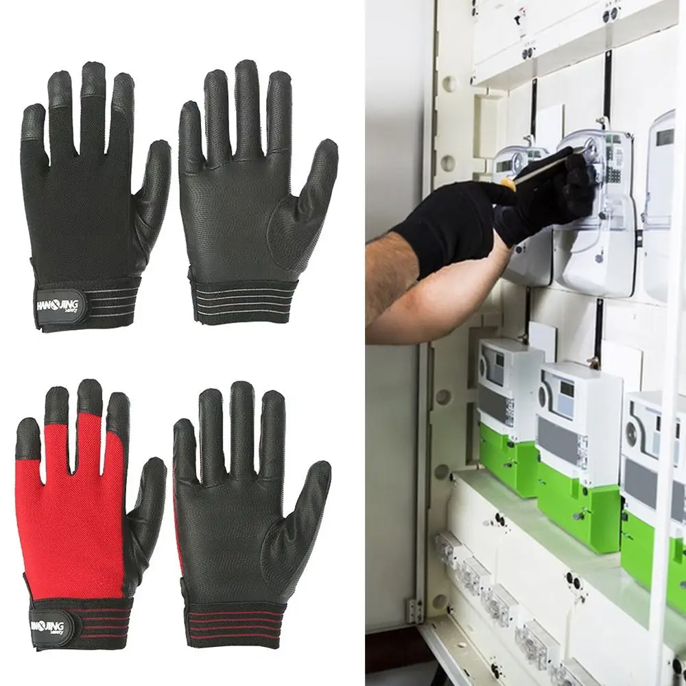 Black Red Insulating Gloves Tool Anti-Electricity Safety Work Gloves Househeld Rubber Electrician Glove Electrical