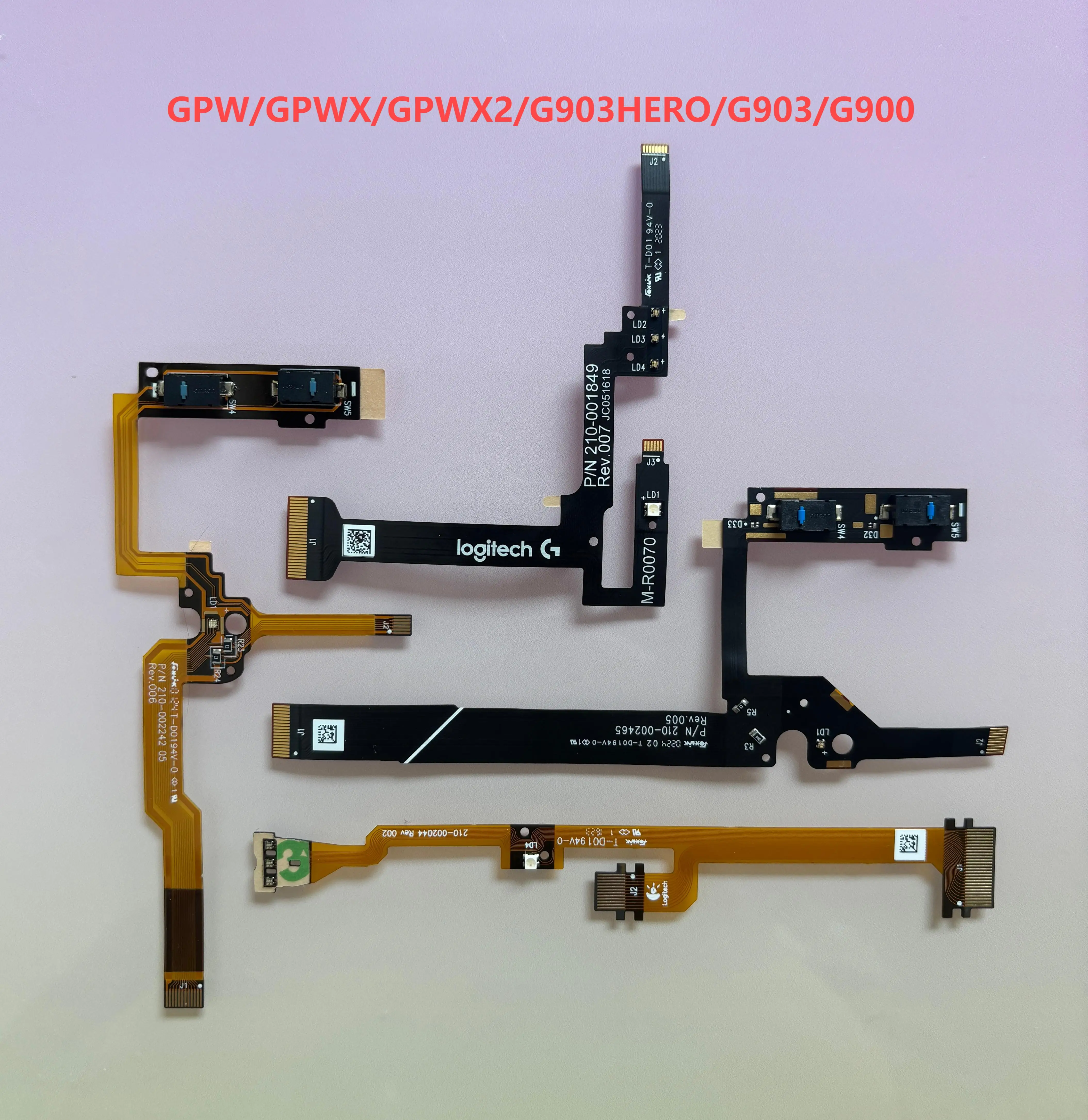 Wireless Mouse Cable for Logitech GPRO GPW/GPWX/GPWX2/G903Hero/G903/G900 Mouse Repair Original Cable Assembly