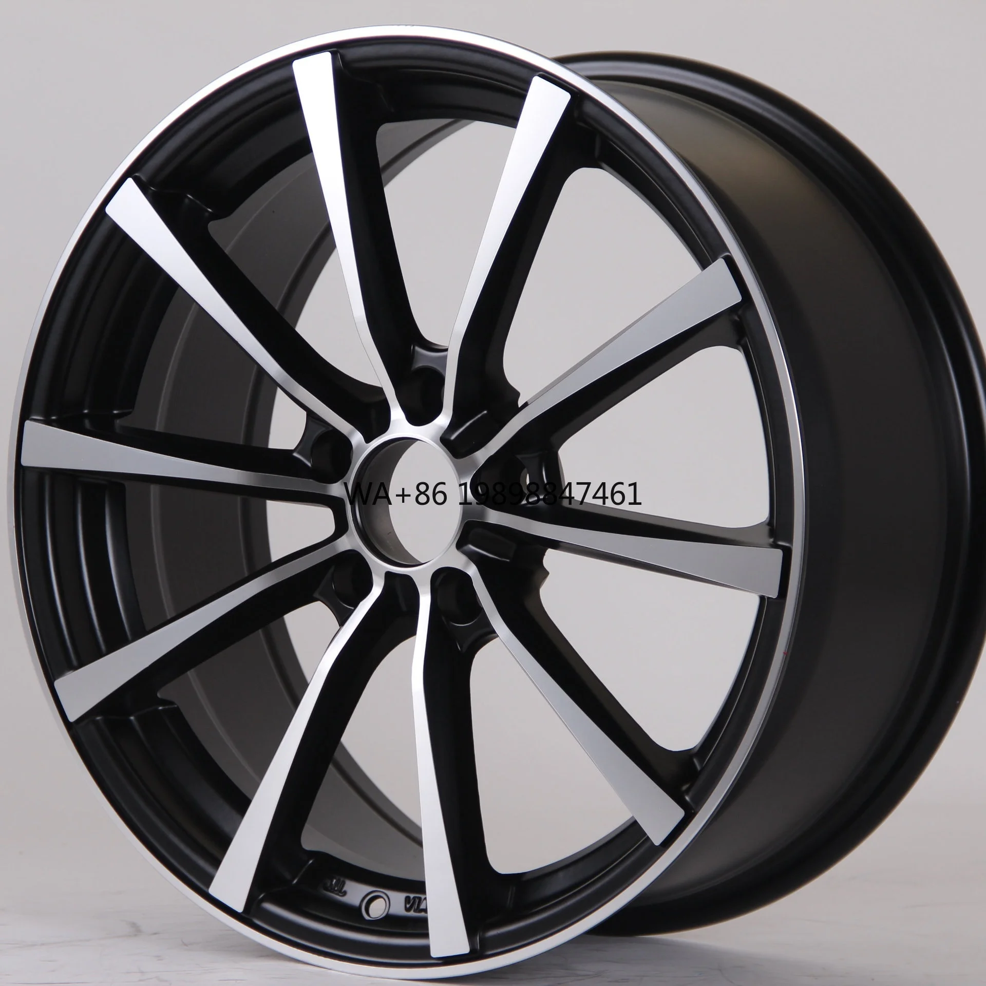 

for Fujilu Forged Alloy 16-18 Inch Automobile Wheel Hub New Black Finish Multi Spoke Design Universal Fitment 3 Year Warranty