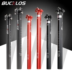 BUCKLOS Seat Post 27.2mm 30.8mm 31.6mm Aluminum Alloy Seatpost Ultralight 350mm 400mm Mtb Canote Adjustable Bicycle Saddle Post